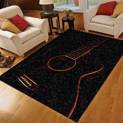 Black Guitar CLM280707M Rug