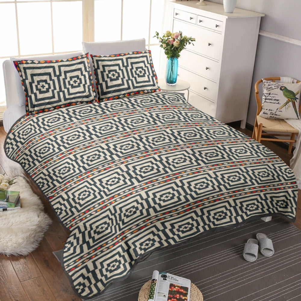 Black Hypnotic Global CLA2110042B Quilt Bedding Set