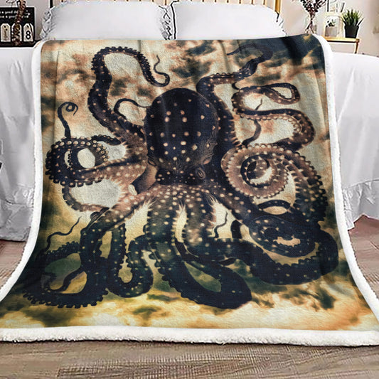 Black Octopus VD2810030F Sherpa Fleece Blanket