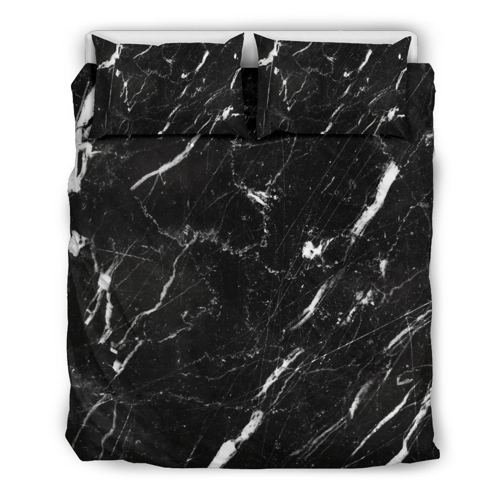 Black White Scratch Marble CL16100094MDB Bedding Sets