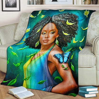Blackwoman BL240809F Sherpa Fleece Blanket
