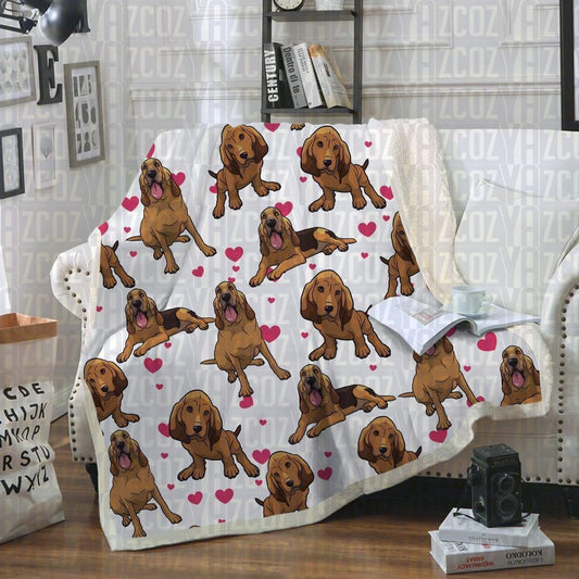 Bloodhound CL21110124MDF Sherpa Fleece Blanket