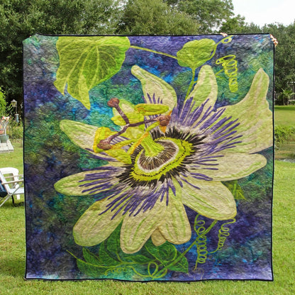 Blooming Beauties CLA0910073Q Quilt Blanket