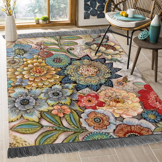 Blooming Flower BT2309011O Decorative Floor-cloth