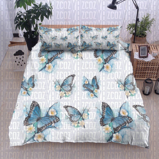 Blossom Blue Butterfly CL22110046MDB Bedding Sets