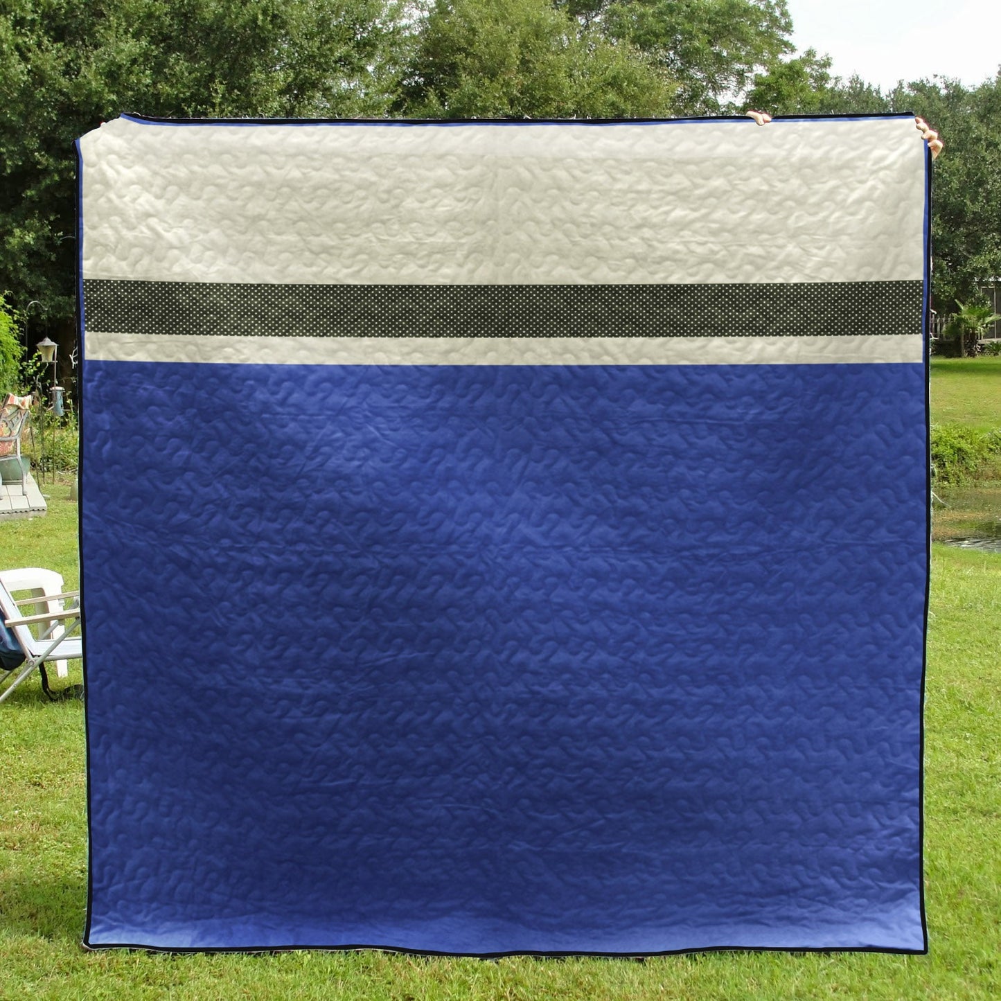 Blue CLP3011058Q Quilt Blanket