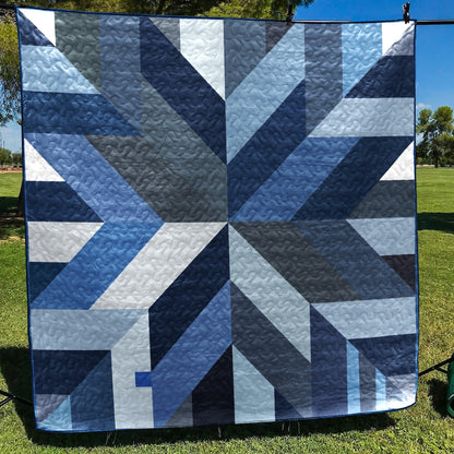 Blue Giant Denim CLT2510041H Quilt Blanket