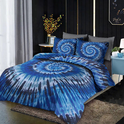 Blue Tie Dye QN200817TB Bedding Sets