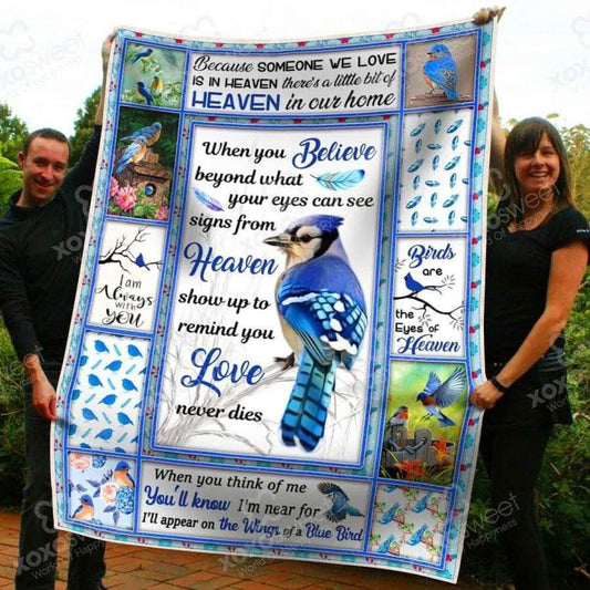 Blue Bird When You Believe CL05100063MDF Sherpa Fleece Blanket