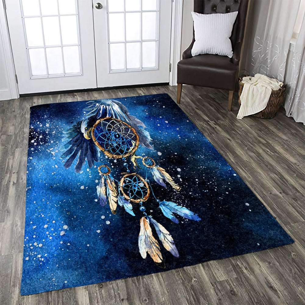 Blue Dreamcatcher Native American Design CLA1610034R Rug