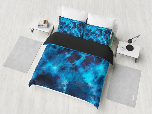Blue Grunge Tie Dye CLH101058B Bedding Sets