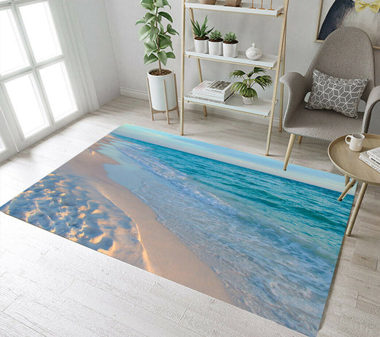 Blue Sea Tropical Beach CLH2911135R Rug