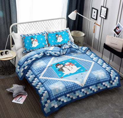 Blue Snowman Diamond CLM2210027B Bedding Sets