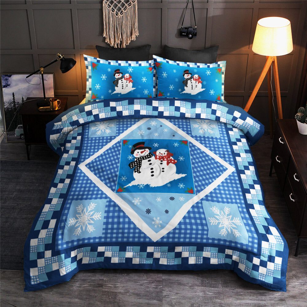 Blue Snowman Diamond CLM2210027B Bedding Sets