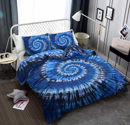 Blue Tie Dye QN200817T Bedding Sets