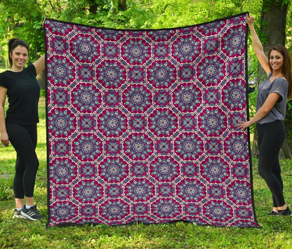 Bohemian CL12100088MDQ Quilt Blanket