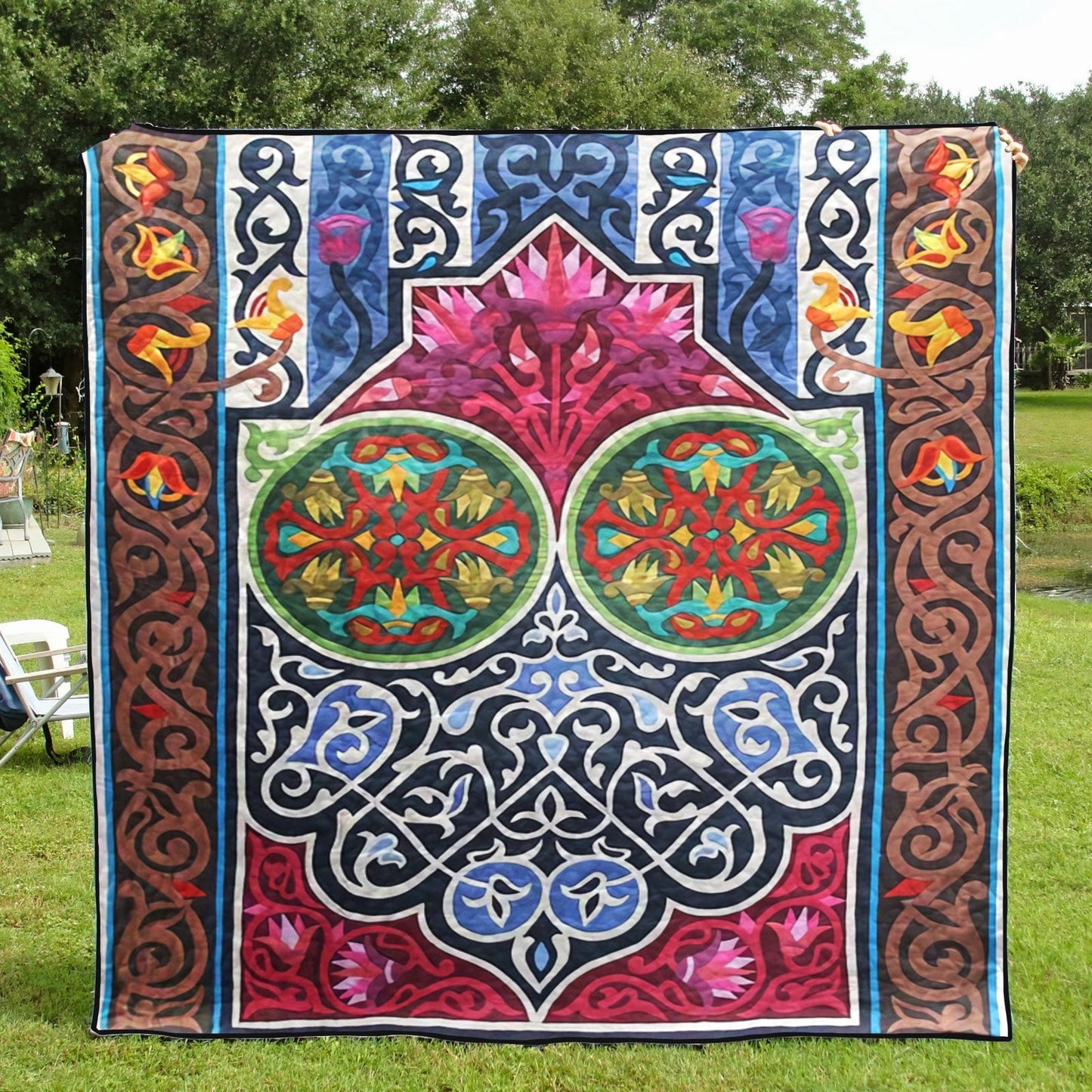 Bohemian CLA1010148Q Quilt Blanket