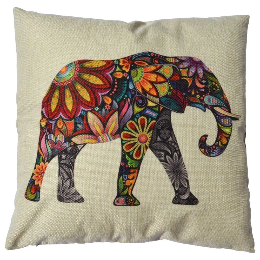 Bohemian Elephant CLH1510025P Throw Pillow Covers