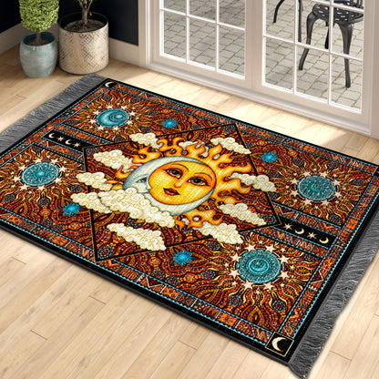 Bohemian Hippie BL280814O Decorative Floor-cloth