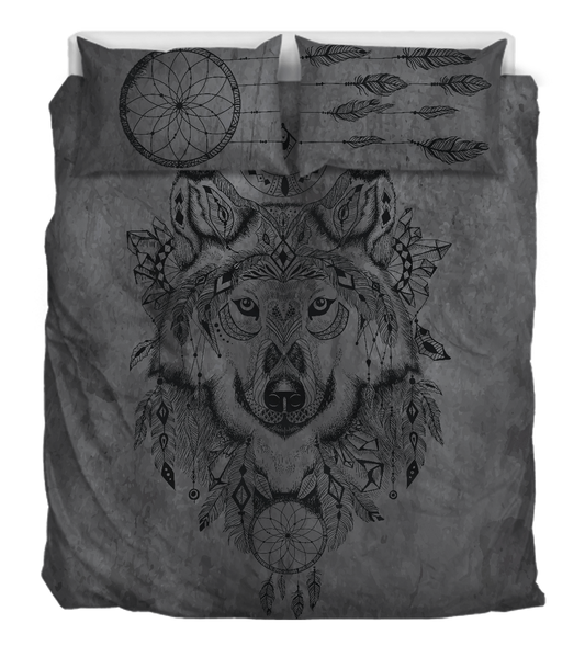 Bohemian Wolf Grey CL05100185MDB Bedding Sets