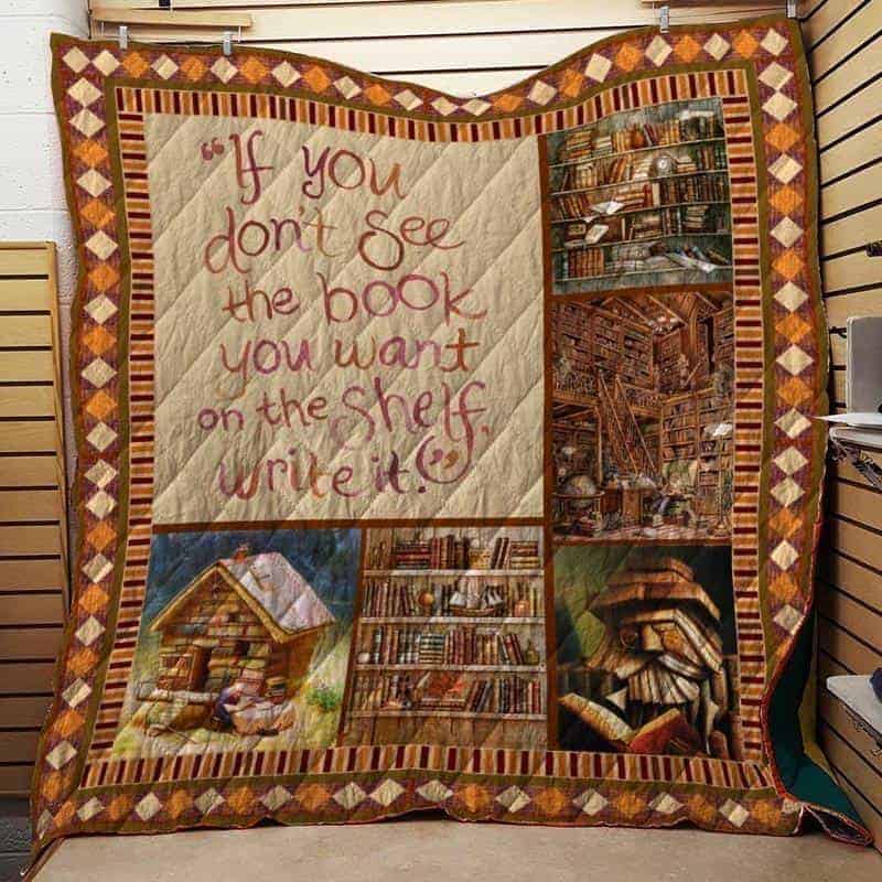 Book Writer CLA1610365Q Quilt Blanket