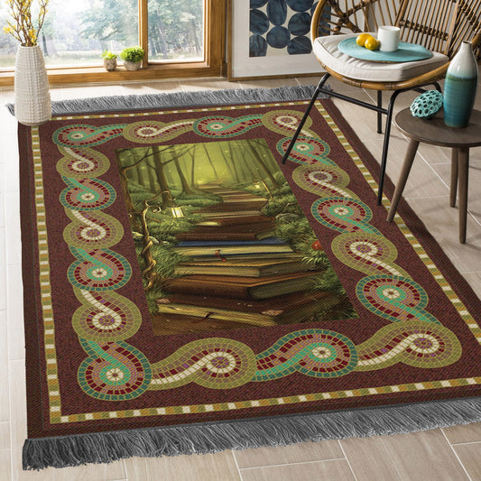 Book PathBL2709017O Decorative Floor-cloth