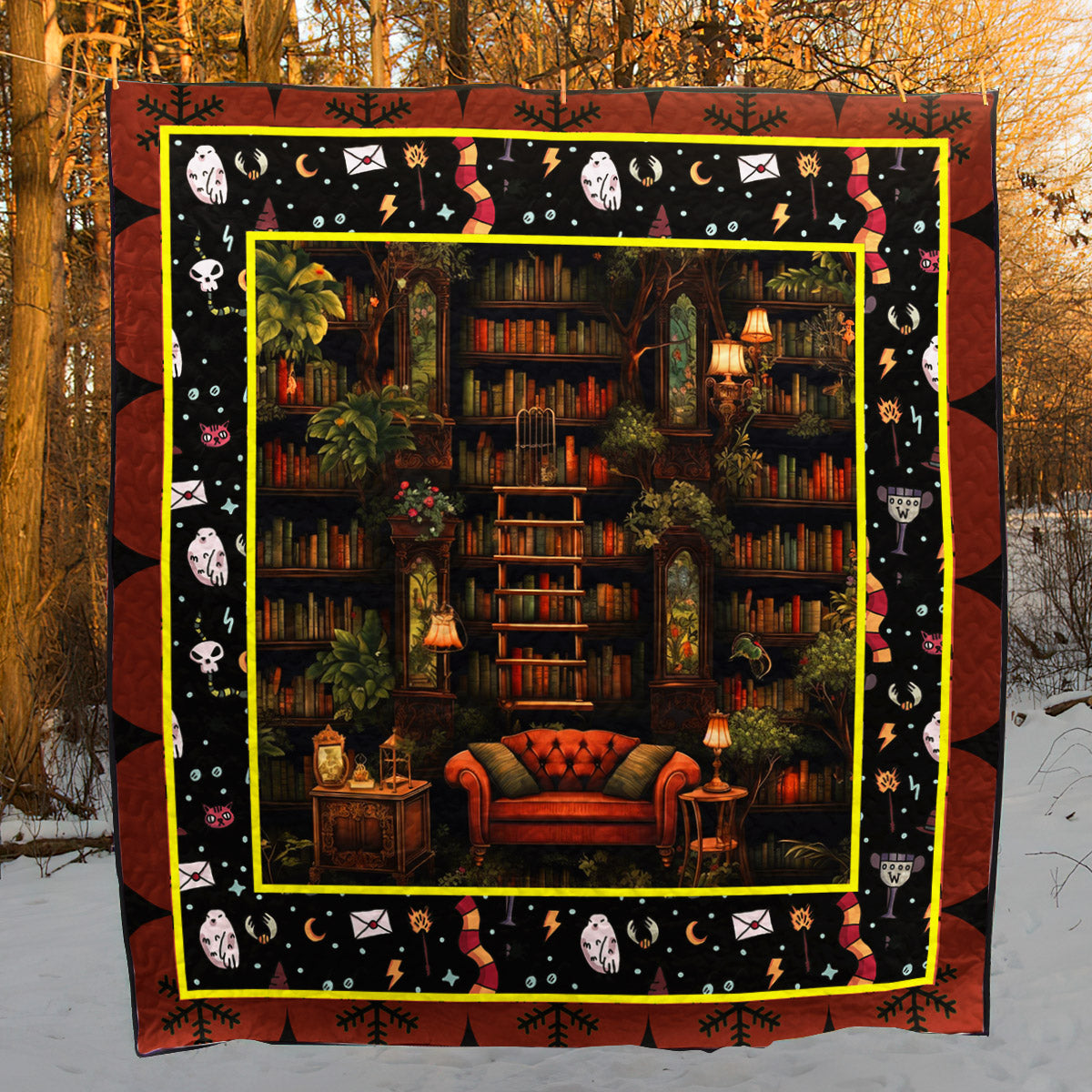 Bookshelf CLP290605 Art Quilt