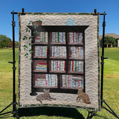 Bookshelf YH3110362 Quilt Blanket