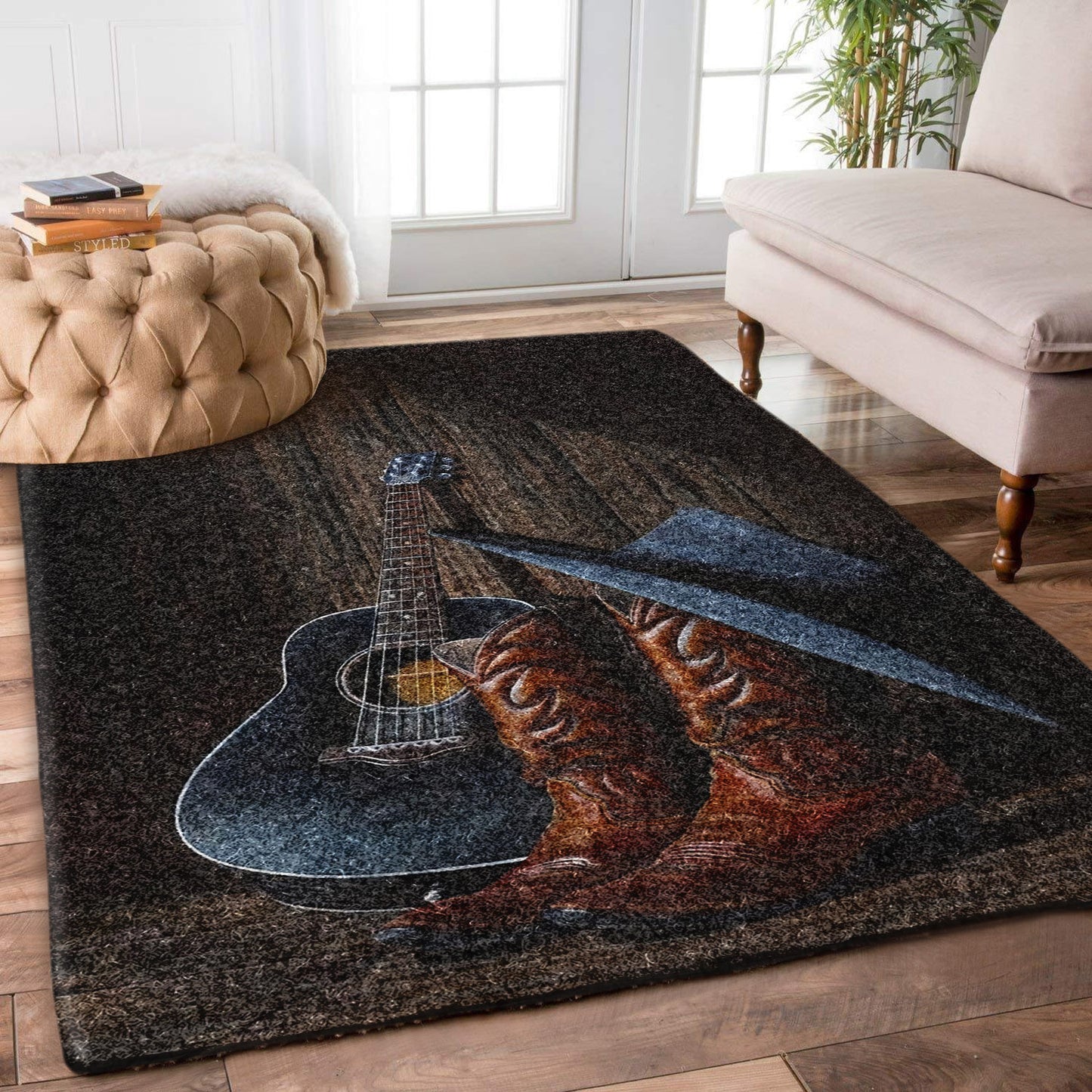 Boots Cowboy Guitar VD0510036R Rug