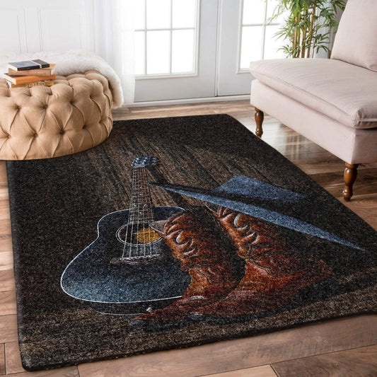 Boots Cowboy Guitar VD0510036R Rug
