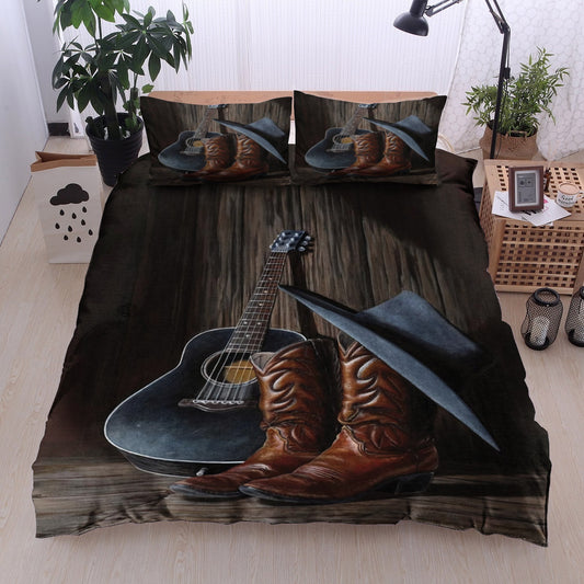 Boots Cowboy Guitar VD07100026B Bedding Sets