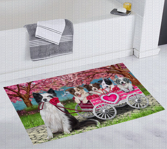 Border Collie CL20110486MDD Non-slip Door mats