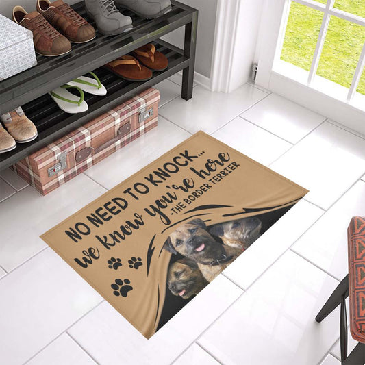 Border Terrier CL09100037MDD Non-slip Door mats