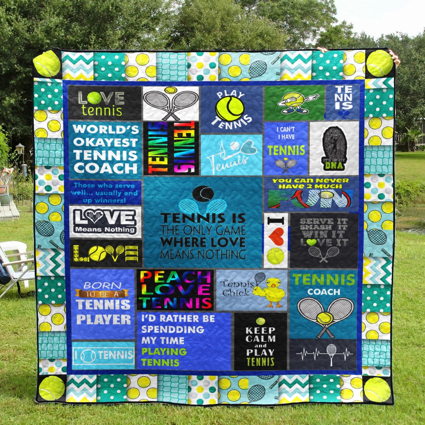 Born To Be A Tennis Player CLT150608 Quilt Blanket