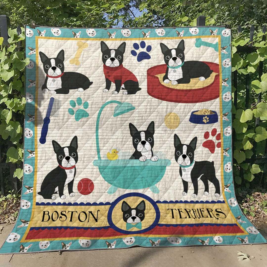 Boston Terrier BT280503 Quilt Blanket