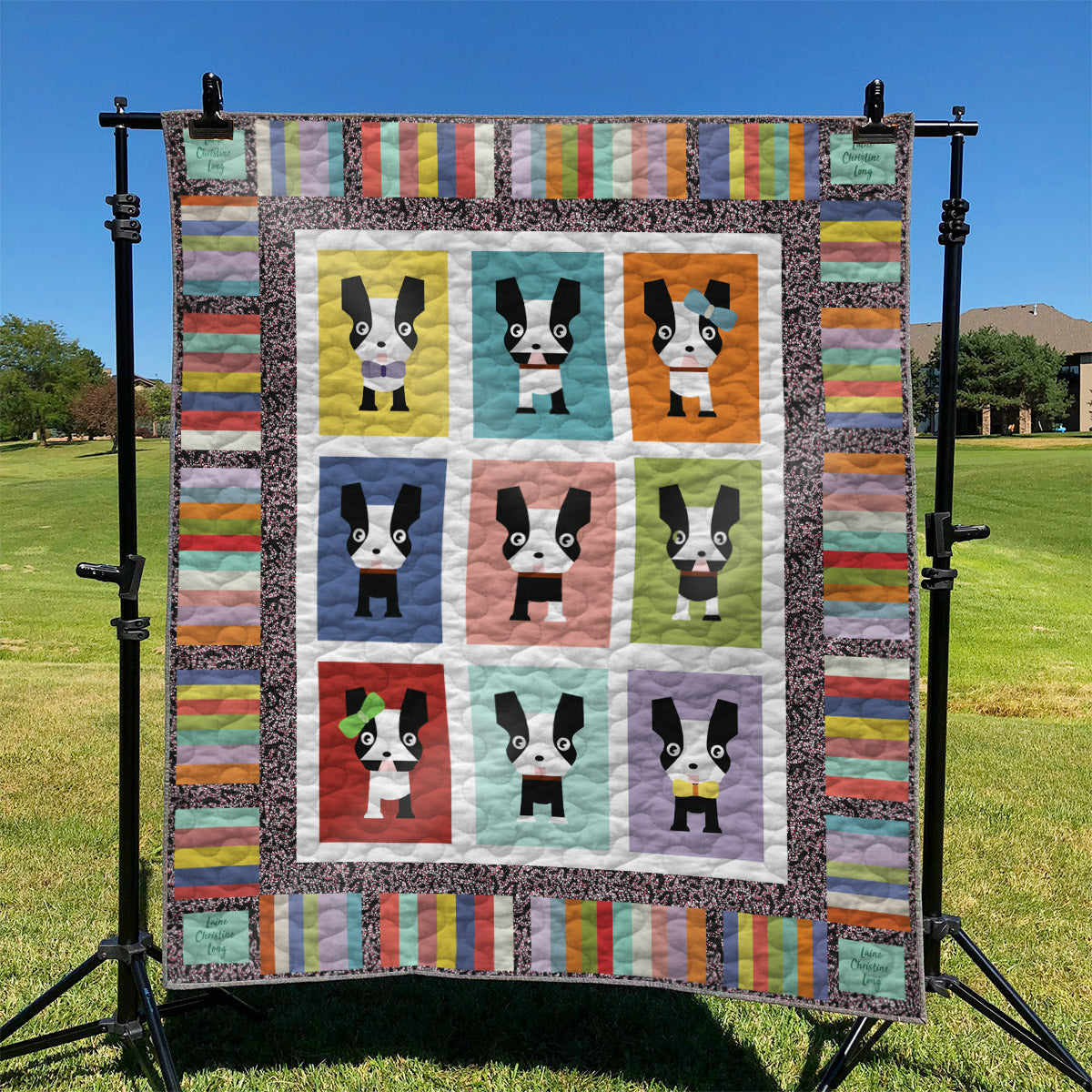 Boston Terrier YH2910190 Quilt Blanket