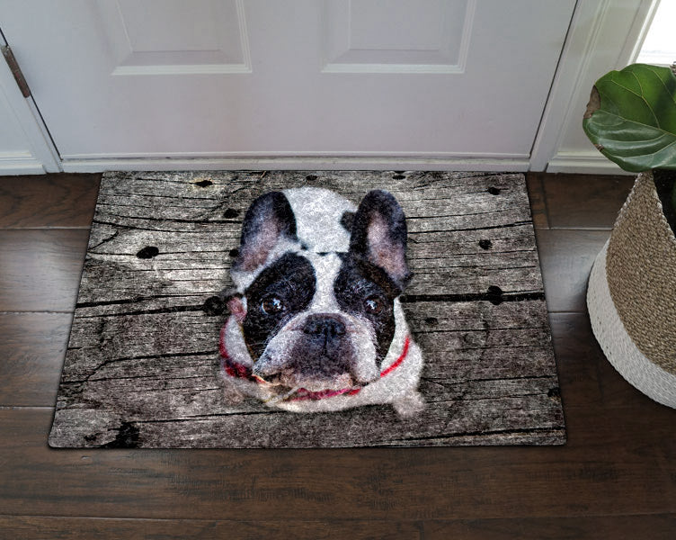 Boston Terrier CL070804MDD Non-slip Door mats