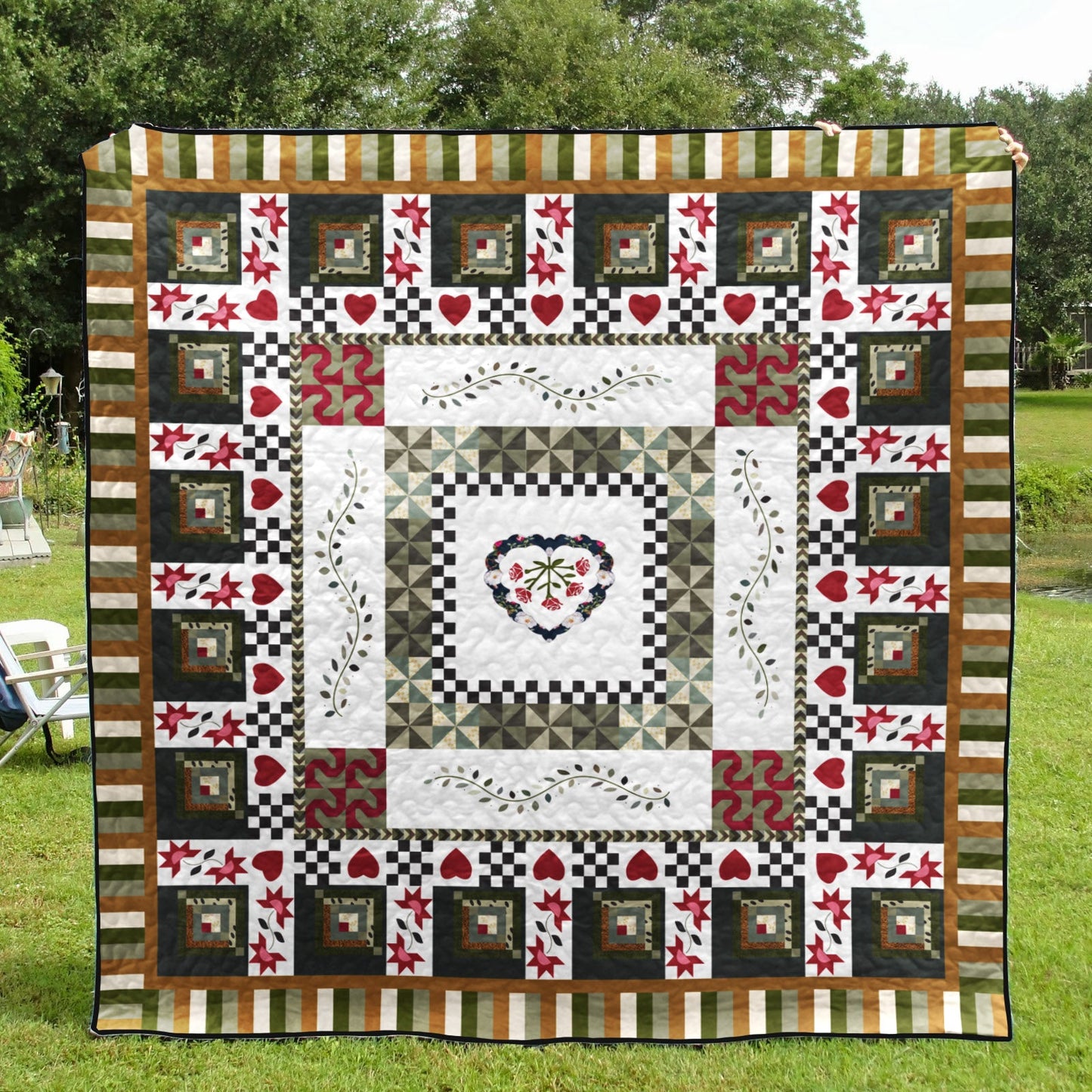 Botanical CLT1810047H Quilt Blanket