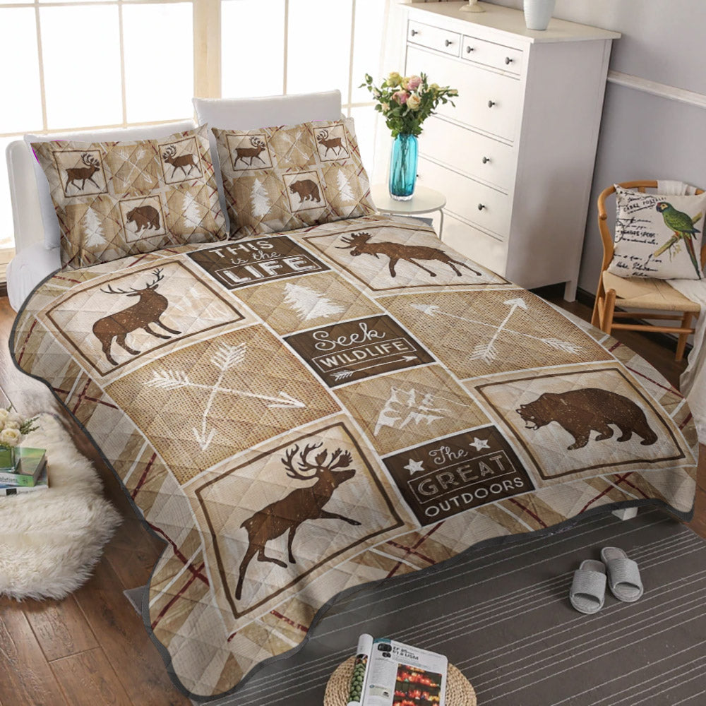Boulder Creek Log Cabin CLP0811025TT Quilt Bedding Set