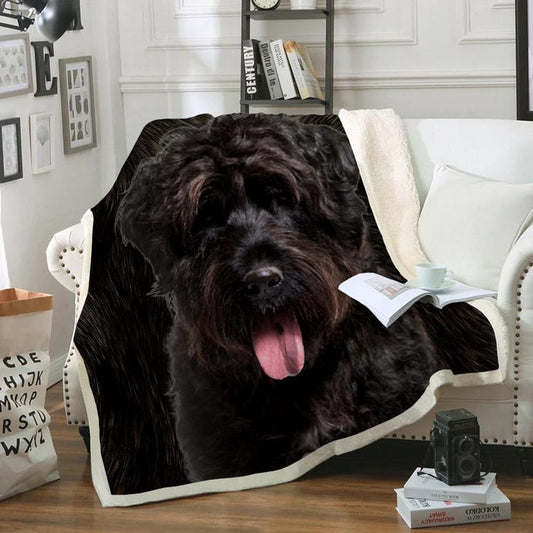 Bouvier Des Flandres CLM0211034 Sherpa Fleece Blanket
