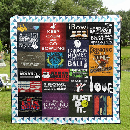 Bowling Roll CLH1611409Q Quilt Blanket