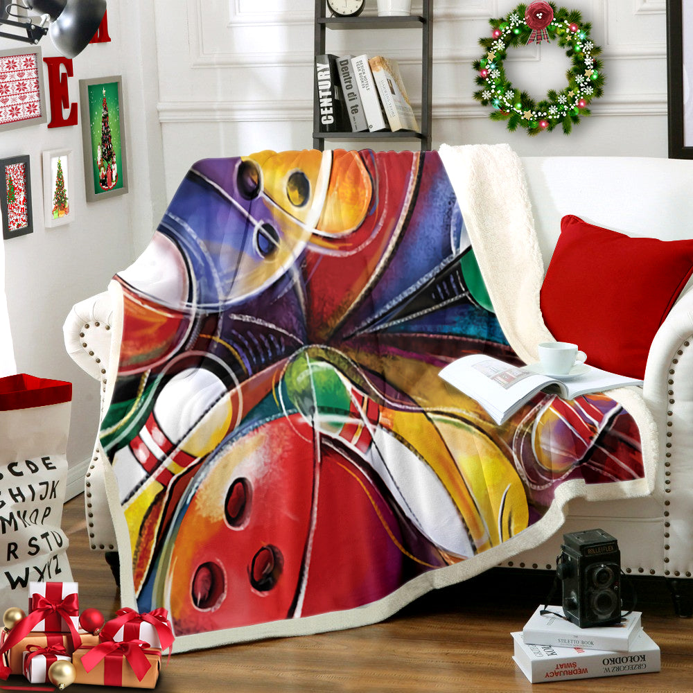 Bowling HT0111019TT Sherpa Fleece Blanket