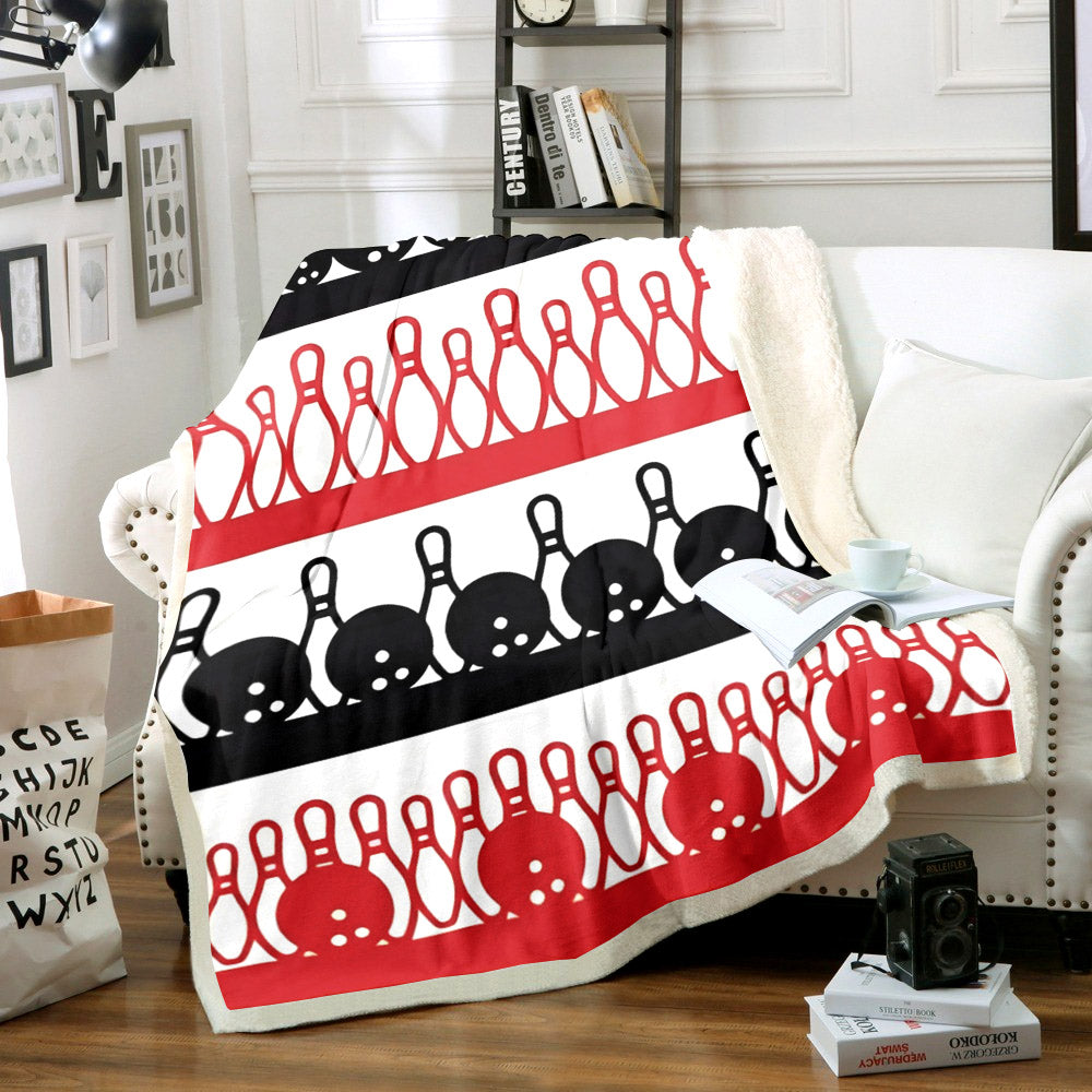 Bowling HT0111020TT Sherpa Fleece Blanket