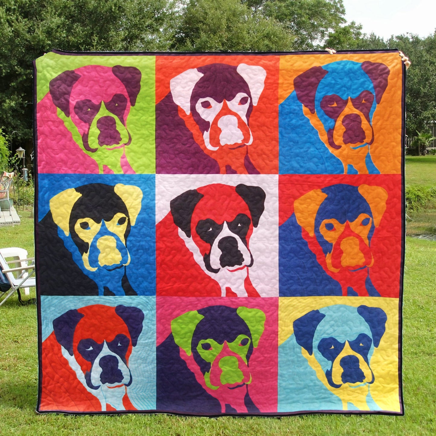 Boxer CL16100107MDQ Quilt Blanket