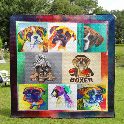 Boxer CL22100096MDQ Quilt Blanket