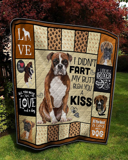 Boxer Dog TD1511192 Art Quilt