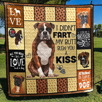 Boxer Dog TD1511192 Art Quilt