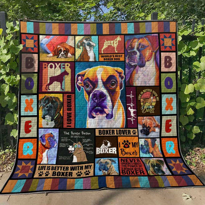 Boxer HM290512 Quilt Blanket