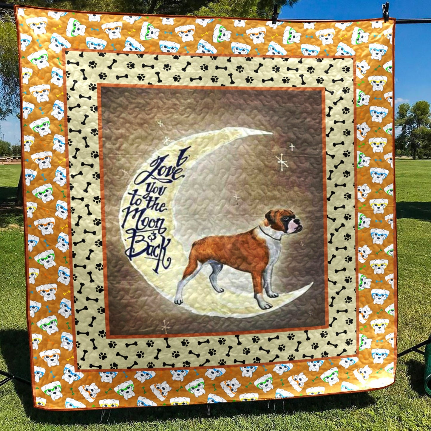 Boxer YH2910208 Quilt Blanket