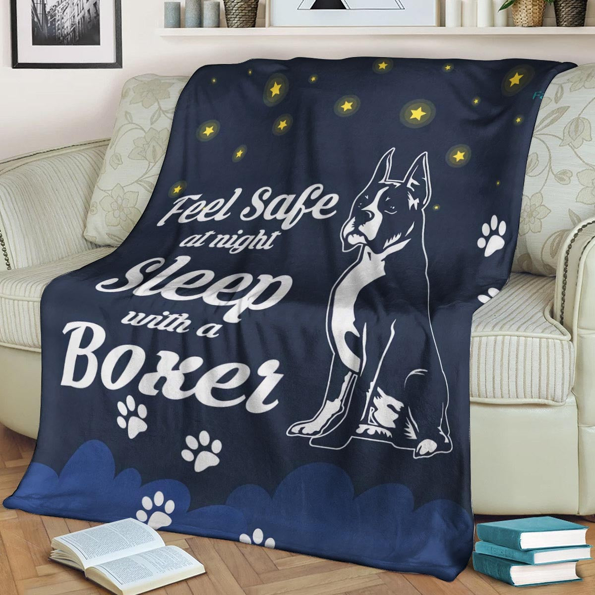 Boxer CL150804MD Sherpa Fleece Blanket